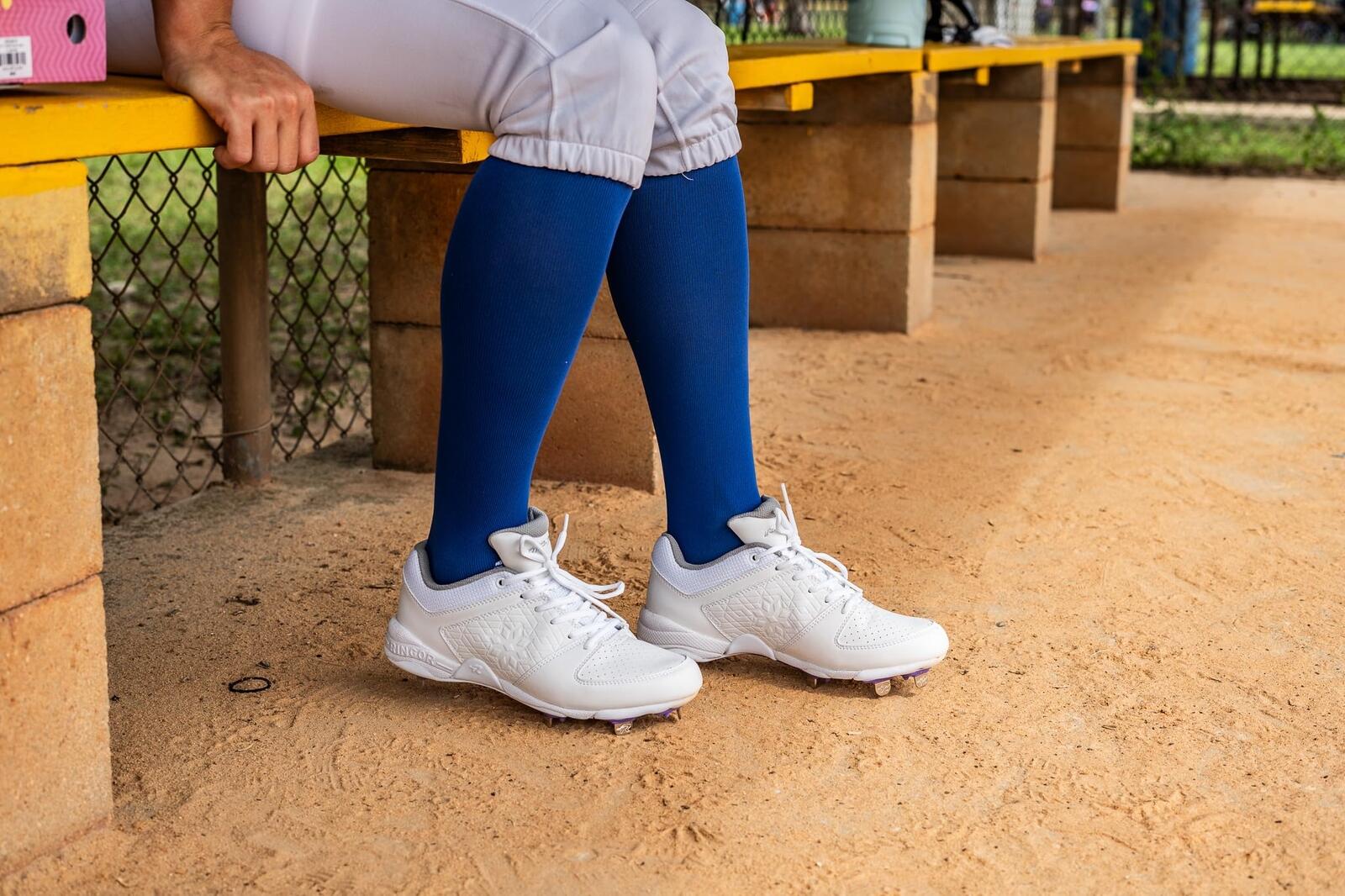 RIP-IT Women's Diamond Metal Softball Cleats - Softball Shoes for Women - Black