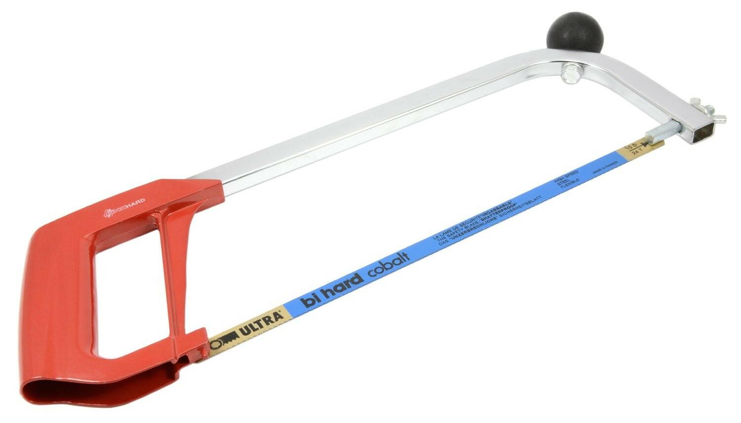 Forney 21277 Hacksaw Frame, Industrial Pro with Knob and Ultra Bi-Hard Cobalt