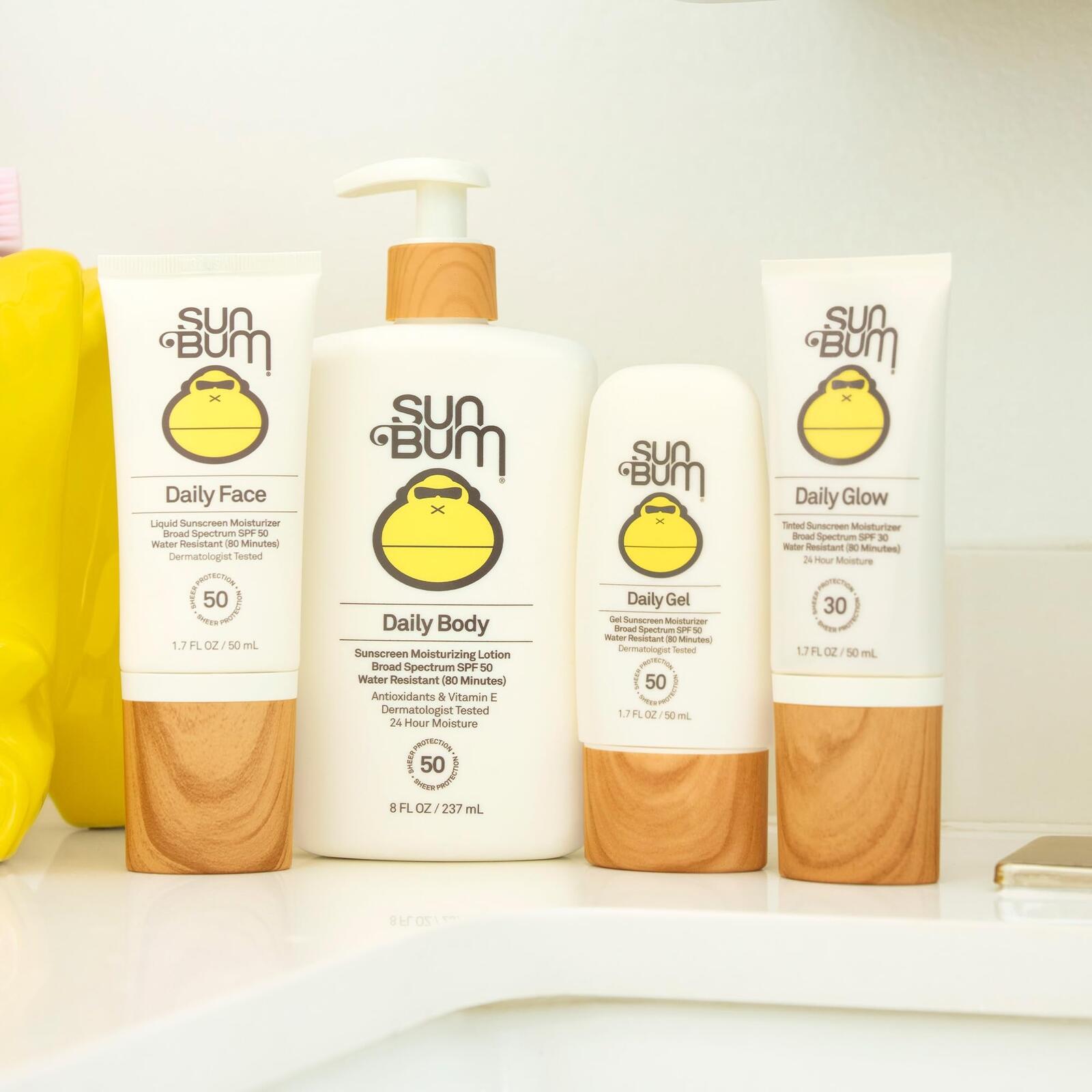 Sun Bum Daily SPF 50 Clear Gel Face Sunscreen - Broad Spectrum Moisturizing