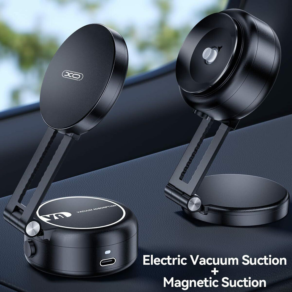 Vacuum Suction Magnetic Car Phone Holder, Electric Magnetic Car Phone Holder