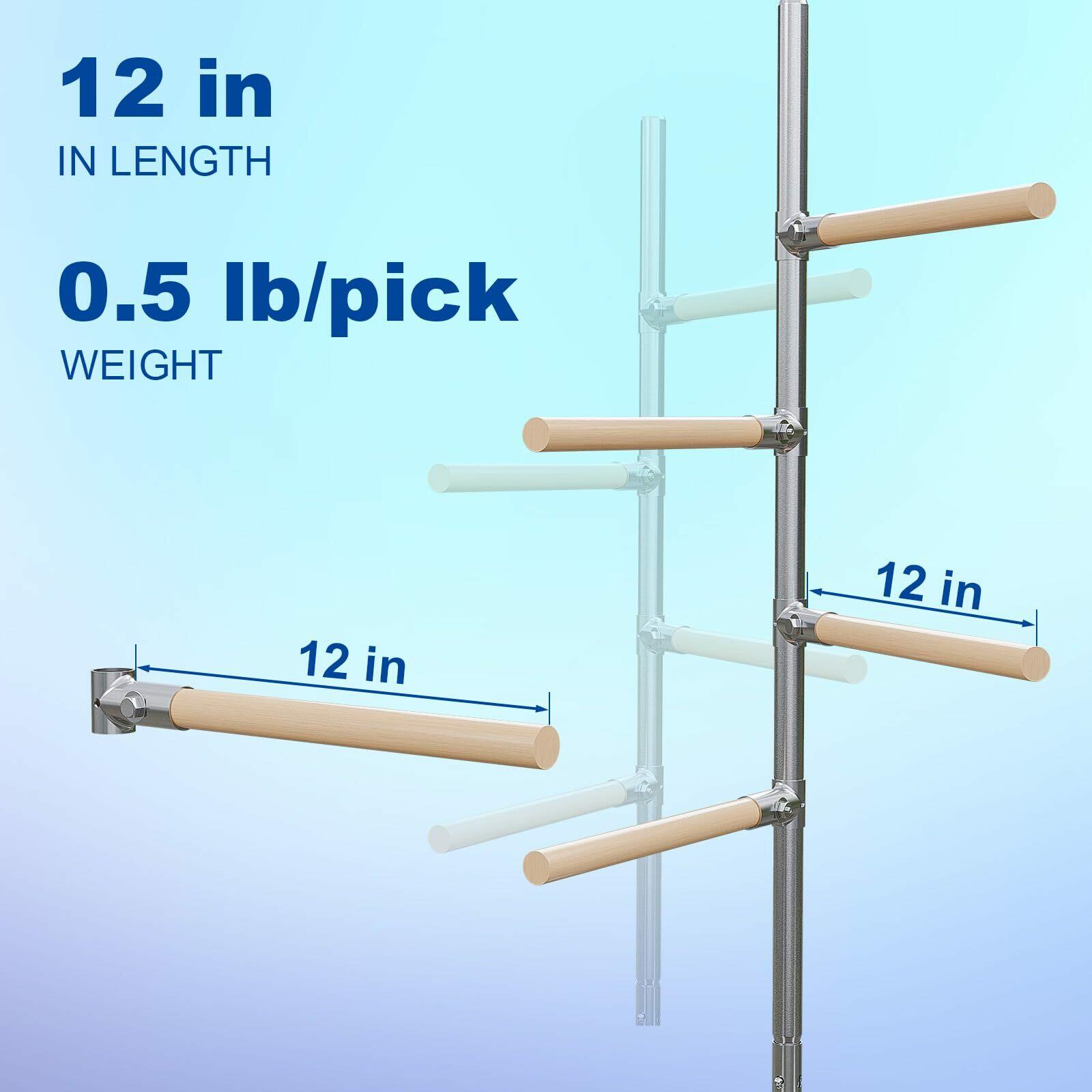 Belinova 8-Pack Chicken Perches Set - Durable Chicken Coop Accessories, Strong