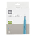 Office Depot Chisel-Tip Highlighter, 100% Recycled Plastic, Fluorescent Blue,