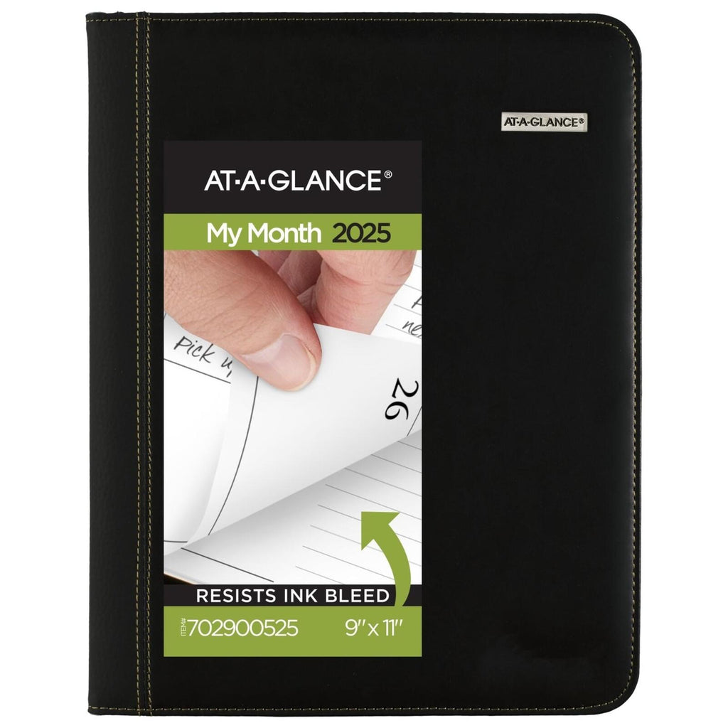 2025-2026 AT-A-GLANCE® Executive Monthly Padfolio, 9" x 11", January To January,