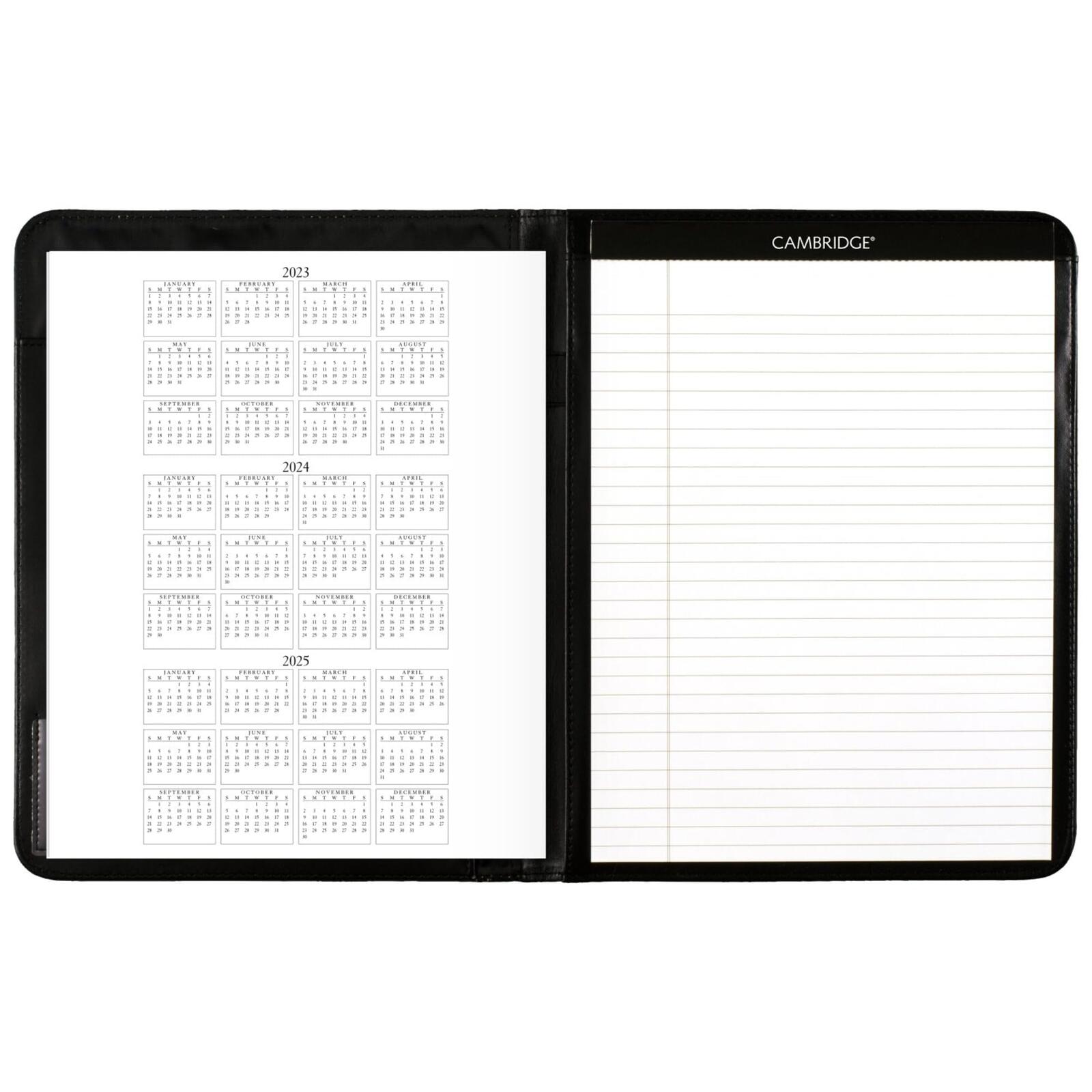 2025-2026 AT-A-GLANCE® Executive Monthly Padfolio, 9" x 11", January To January,