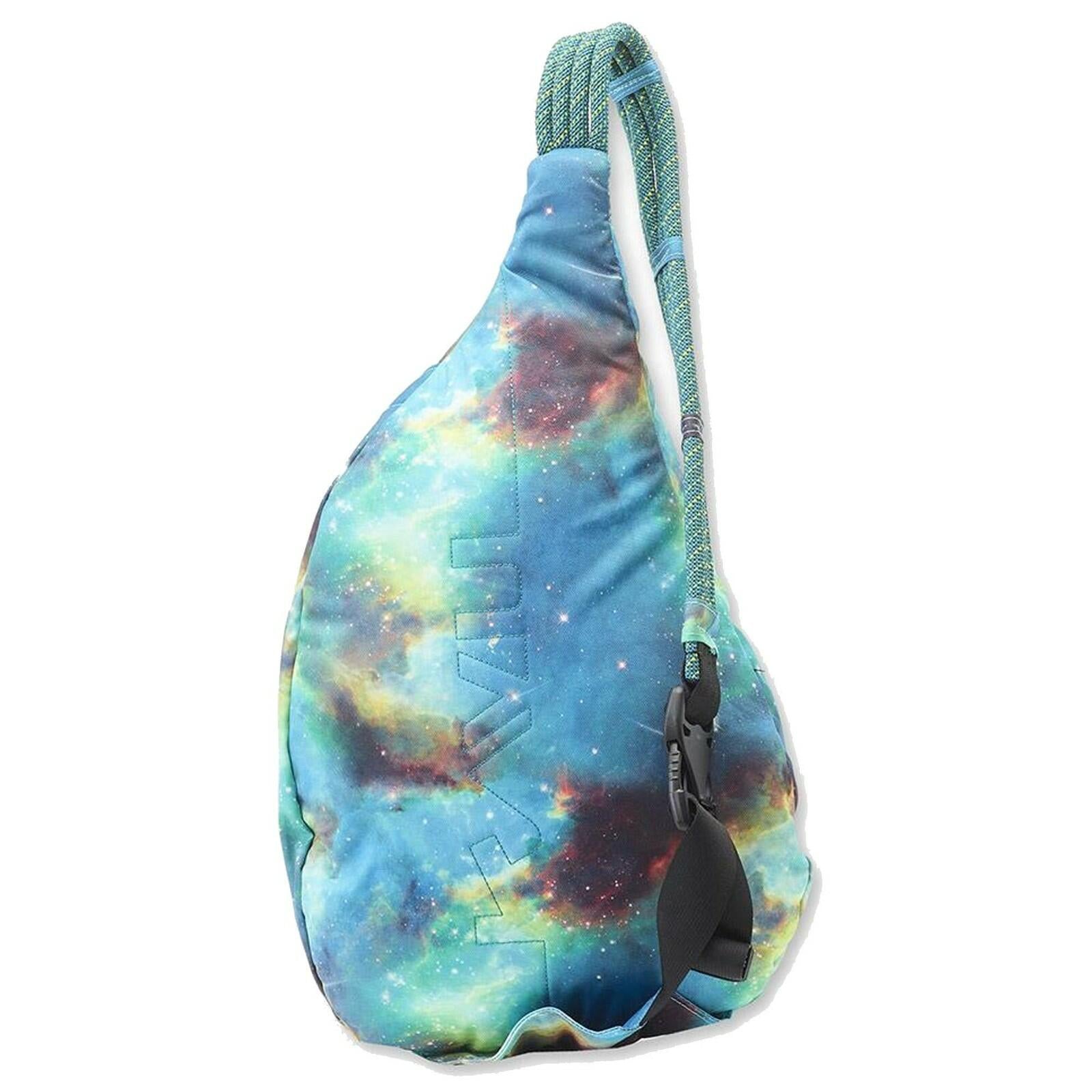 KAVU Original Rope Sling Pack with Adjustable Rope Shoulder Strap, Chroma Stripe