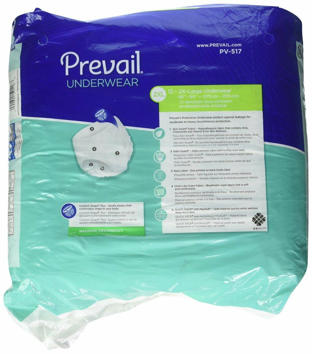 First Quality Female Adult Absorbent Underwear Prevail Daily Underwear Pull On