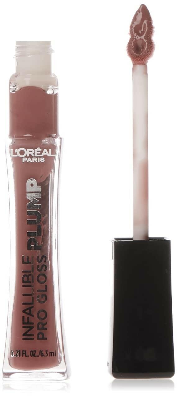 L'Oreal Paris Infallible Pro Gloss Plump Lip Gloss with Hyaluronic Acid, Long