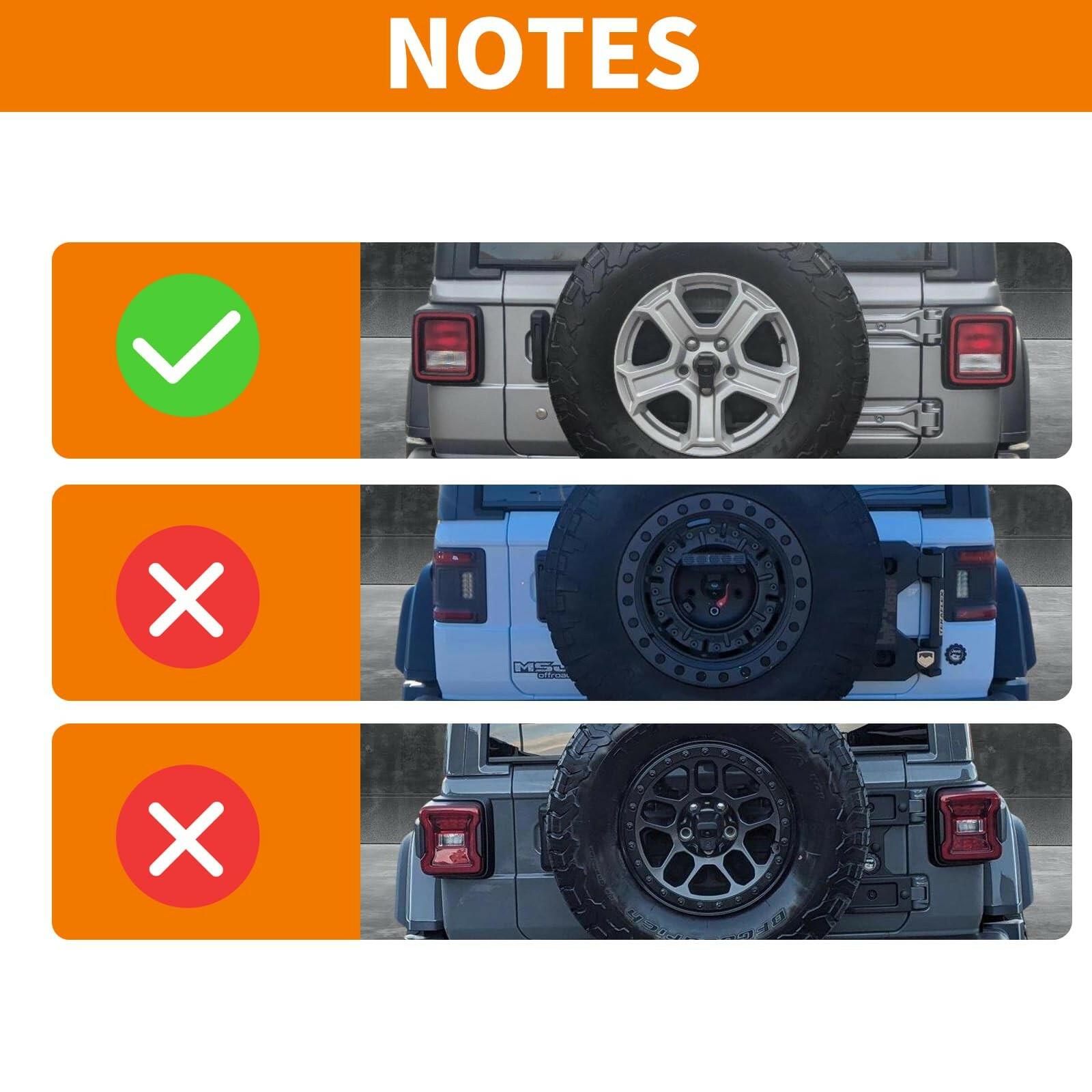 RT-TCZ for Jeep JL Brake Tail Light Cover Trim Panel for Jeep Wrangler JL JLU