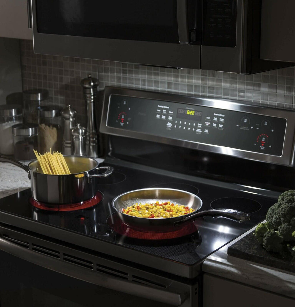 GE PVM9215SKSS Microwave Oven, Solid Black