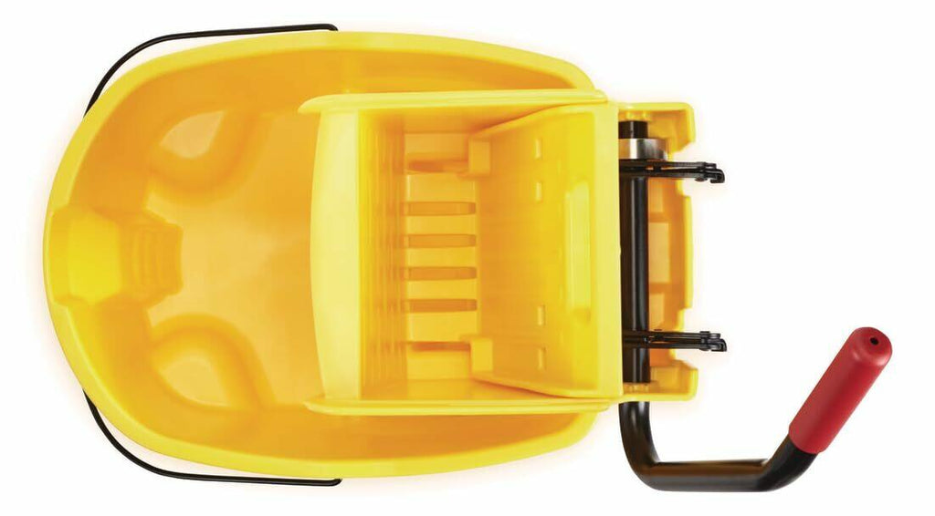 Rubbermaid Commercial Products WaveBrake 35 Qt. Side-Press Mop Bucket and