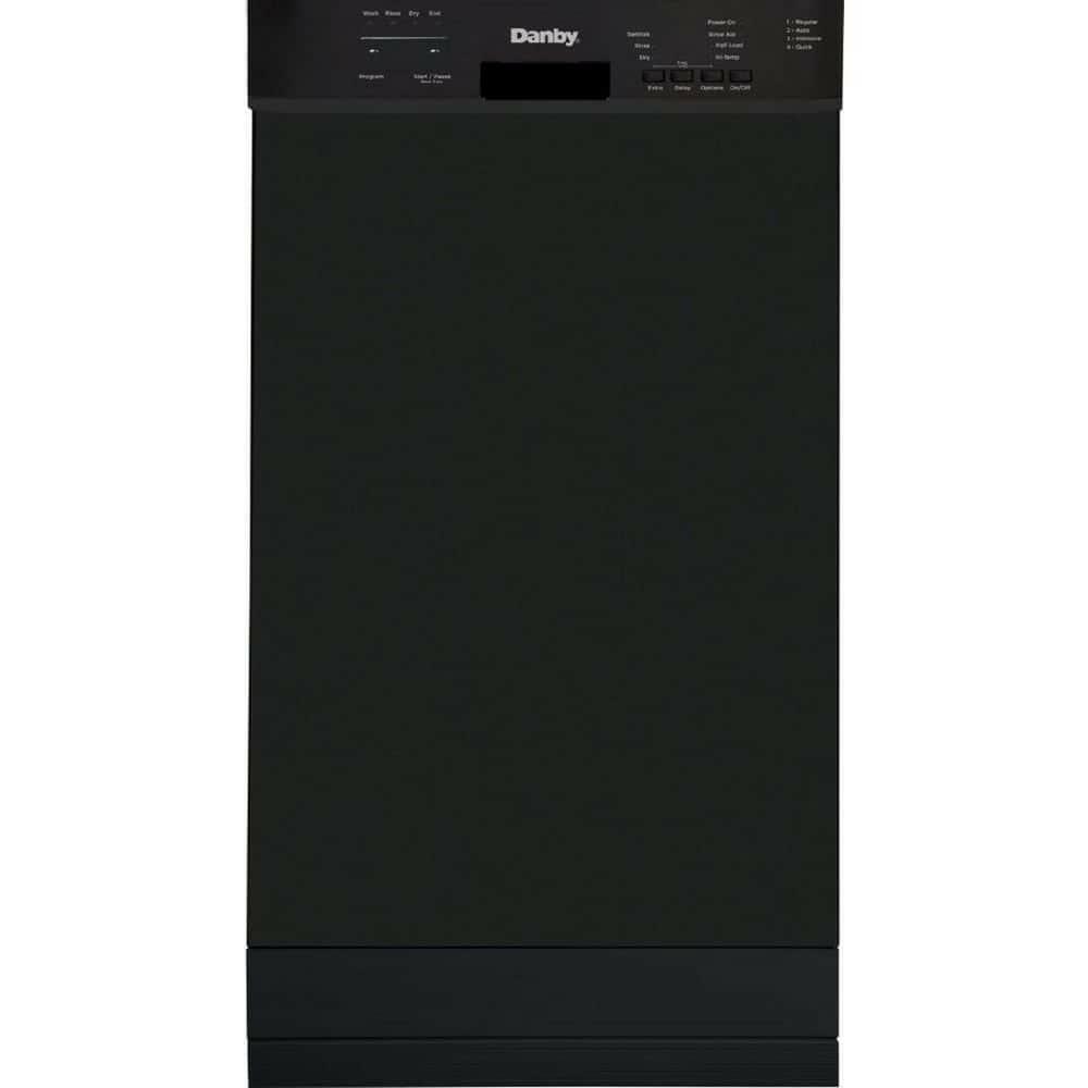 Danby 18  Wide Built-in Dishwasher in Black (DDW18D1EB)
