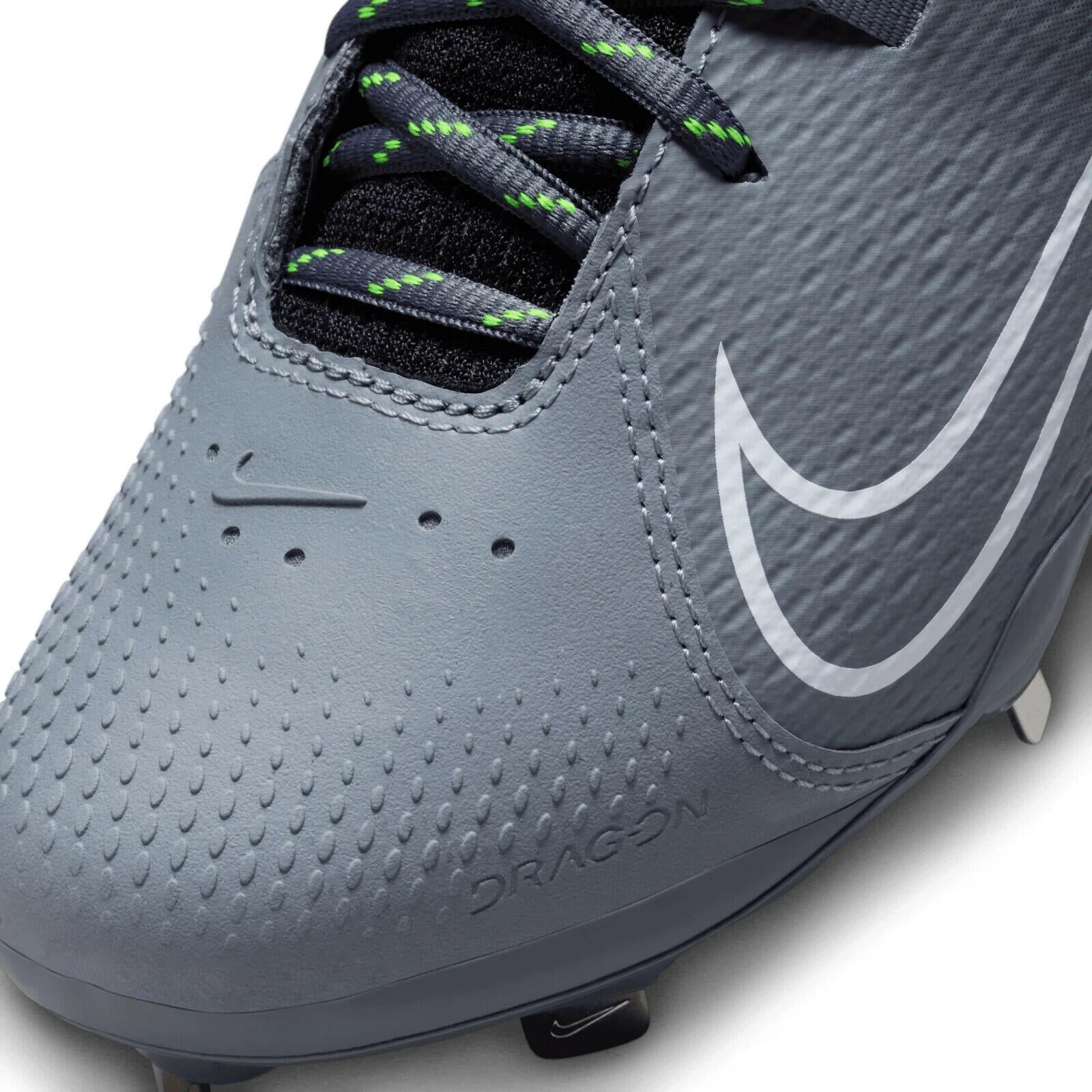 Nike Women's Hyperdiamond 4 Pro Metal Fastpitch Softball Cleats, Gray, Sz-11