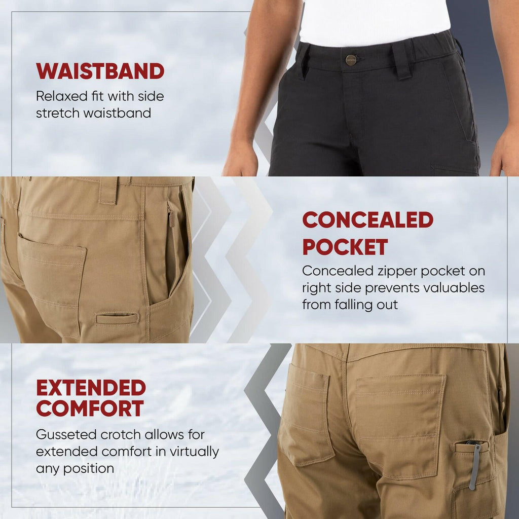 Vertx Womens Tactical Pants Cargo Utility with Pockets, Lightweight Casual