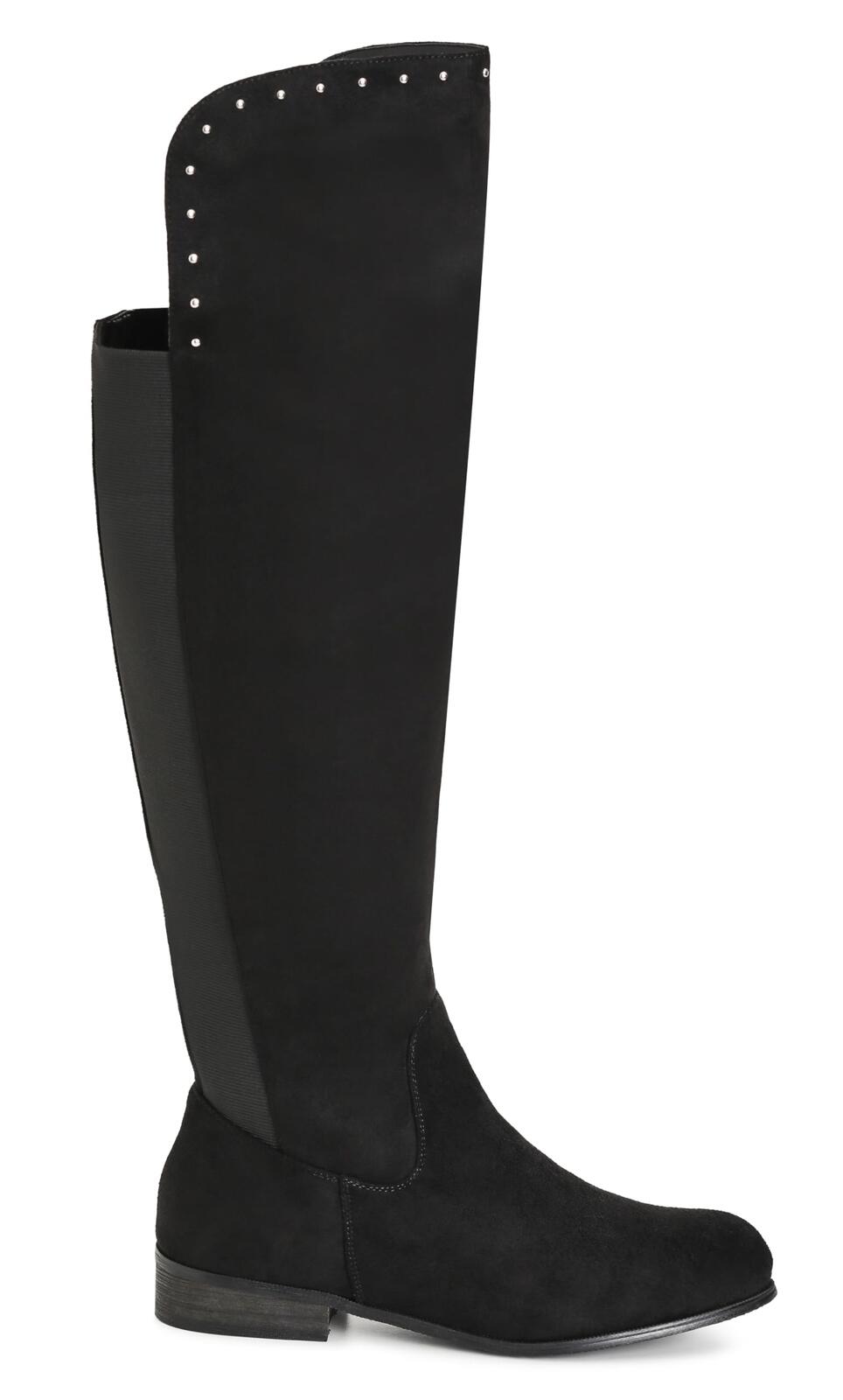 City Chic Women's CALI Knee High Boot, 11 Wide