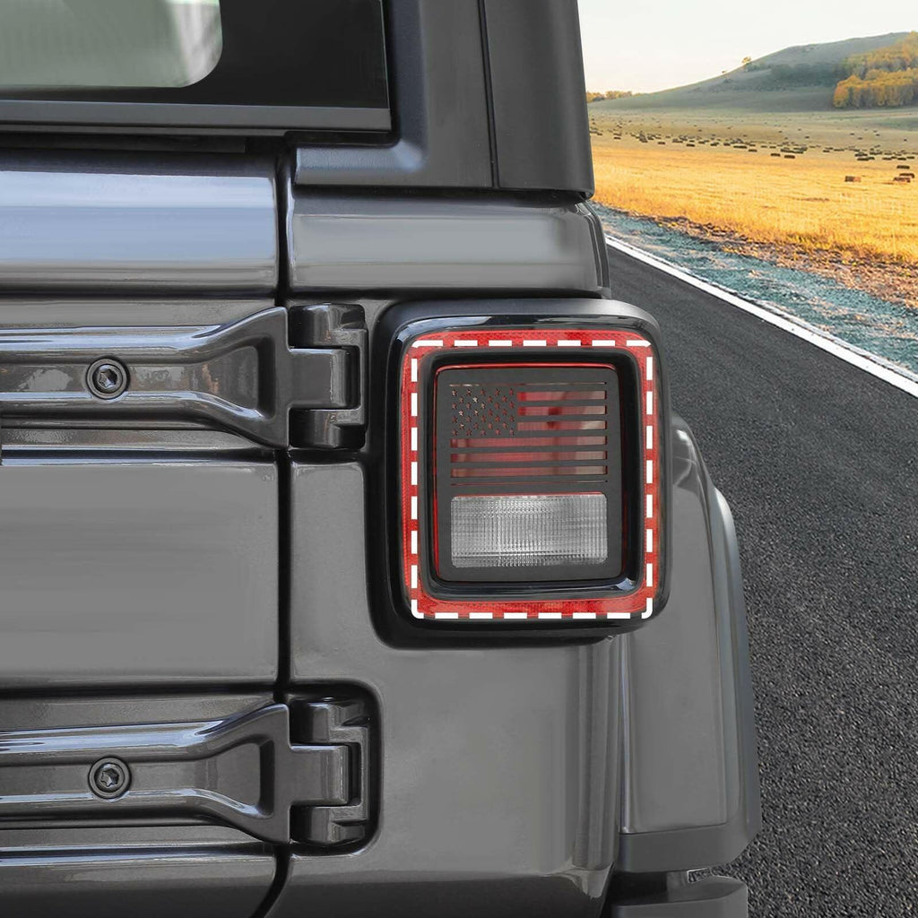 RT-TCZ for Jeep JL Brake Tail Light Cover Trim Panel for Jeep Wrangler JL JLU