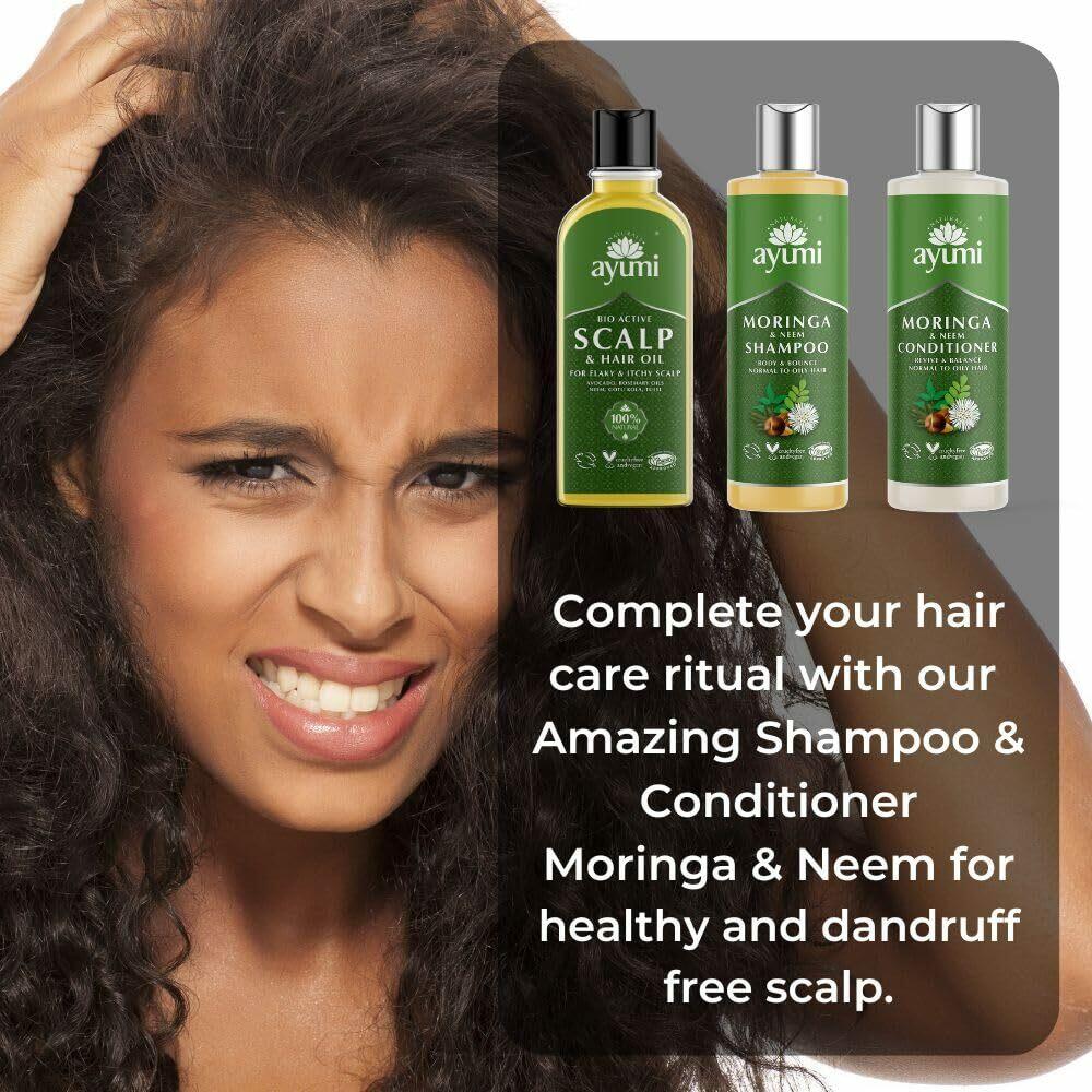 Ayumi Bio-Active Scalp & Hair Oil | Clinically Tested to Reduce Dandruff and ...
