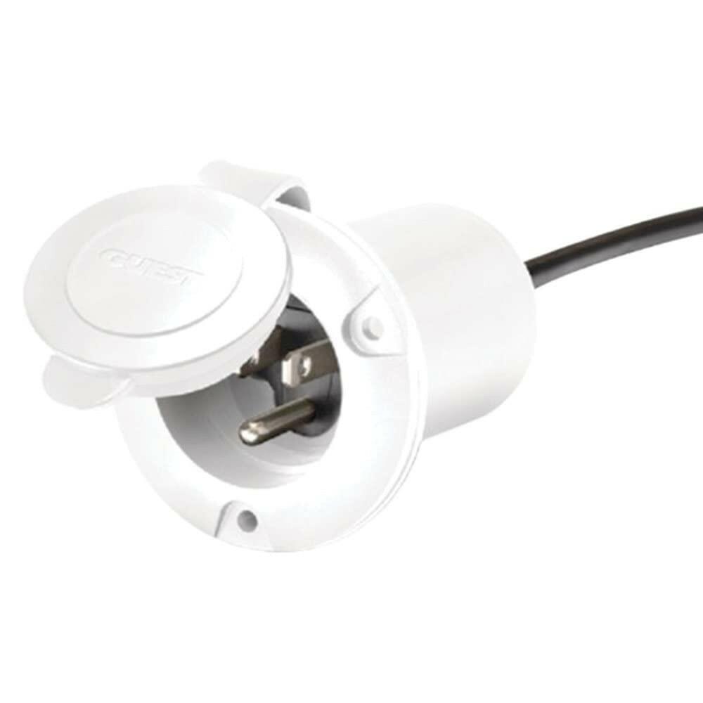 Guest 150PHW Guest AC Universal Plug Holder - White