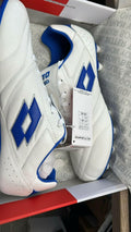 Lotto Stadio 200 III FG Soccer Cleats Size 12 White Blue K Leather Forefoot