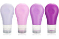 AMMAX Portable Travel Bottles Set, Leak Proof Squeezable Silicon Tubes Travel