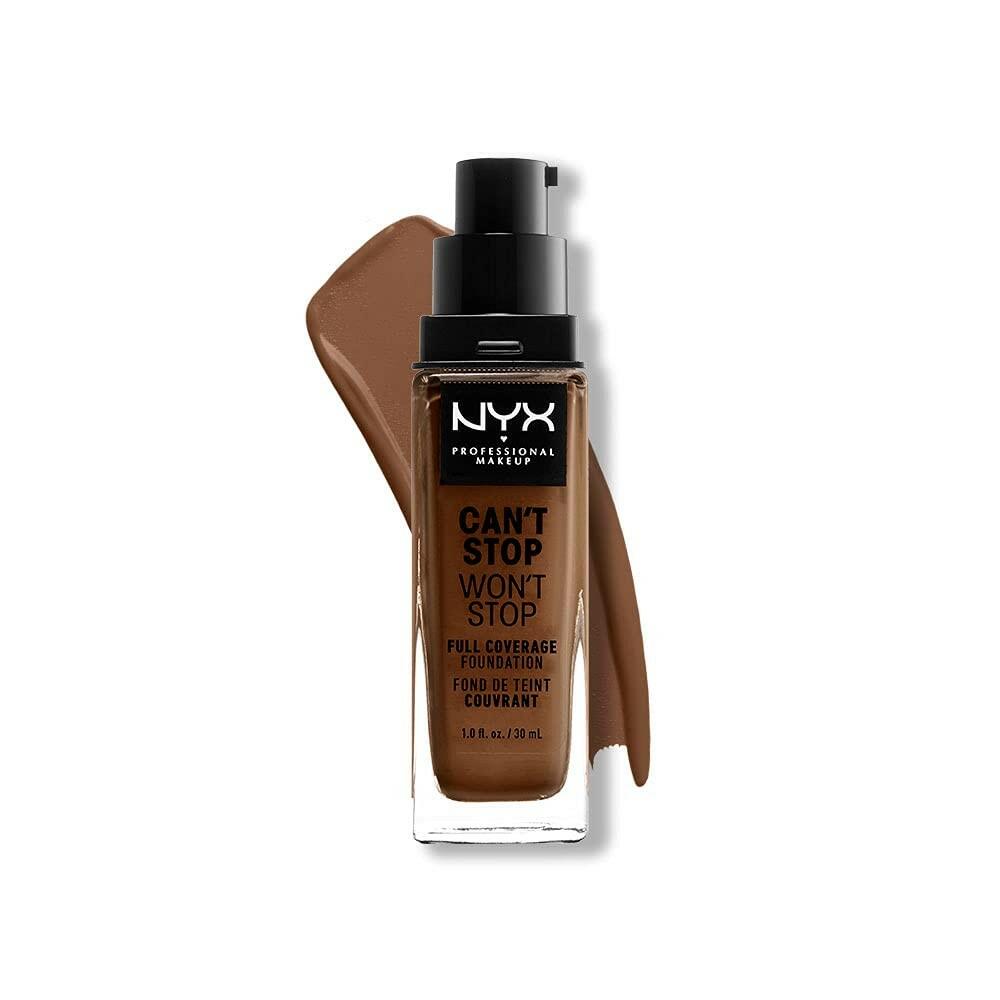 NYX PROFESSIONAL MAKEUP Can't Stop Won't Stop Foundation, 24h Full Coverage