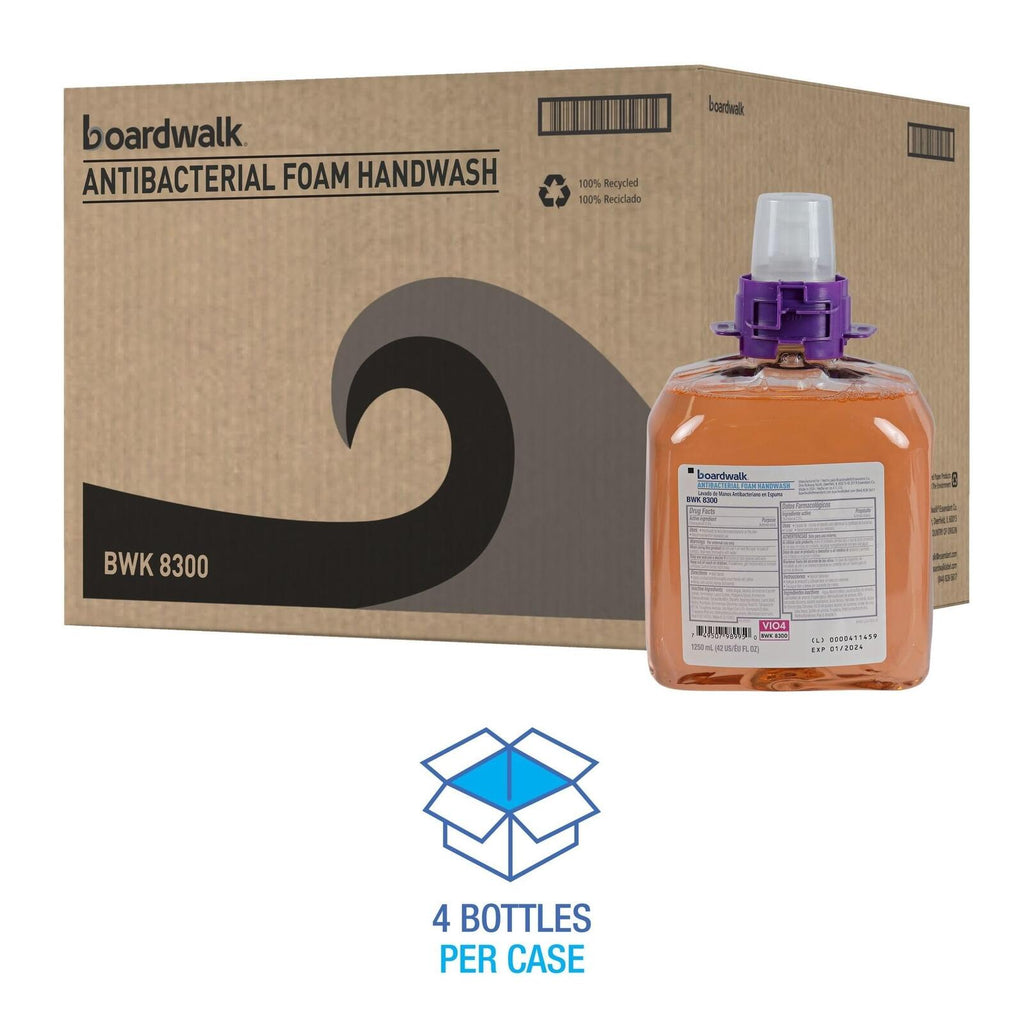 Boardwalk 1250mL Foam Hand Soap Refill Fruit Scent Antibacterial Commercial Use