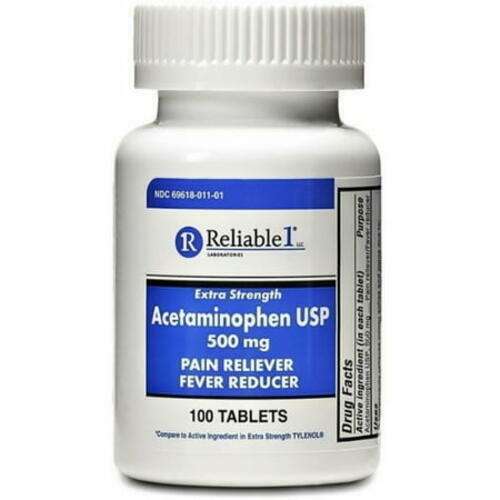 ACETAMINOPHEN 500 MG / TABLET