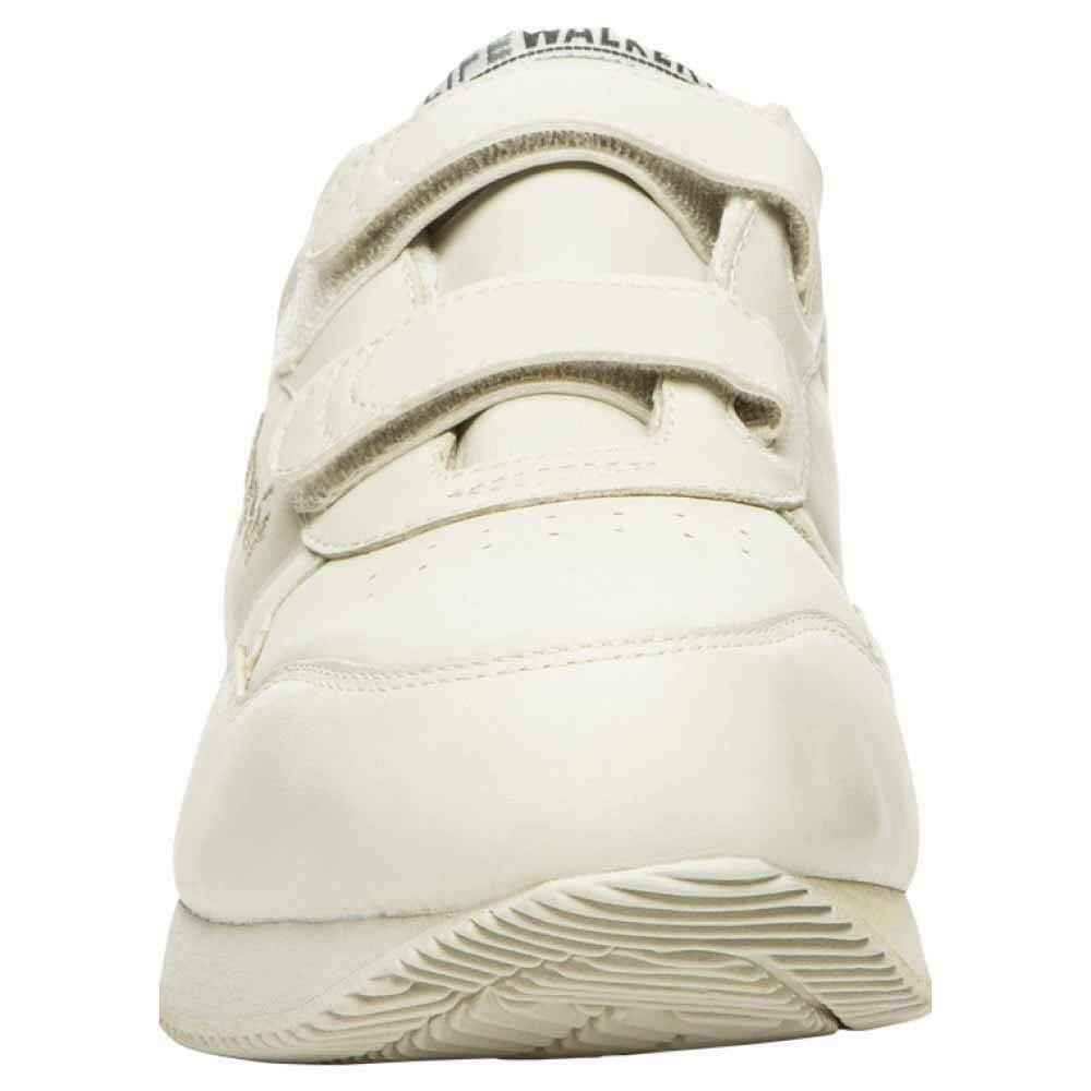 Propét Men LifeWalker Strap Sneaker, Sport White, 7 Wide