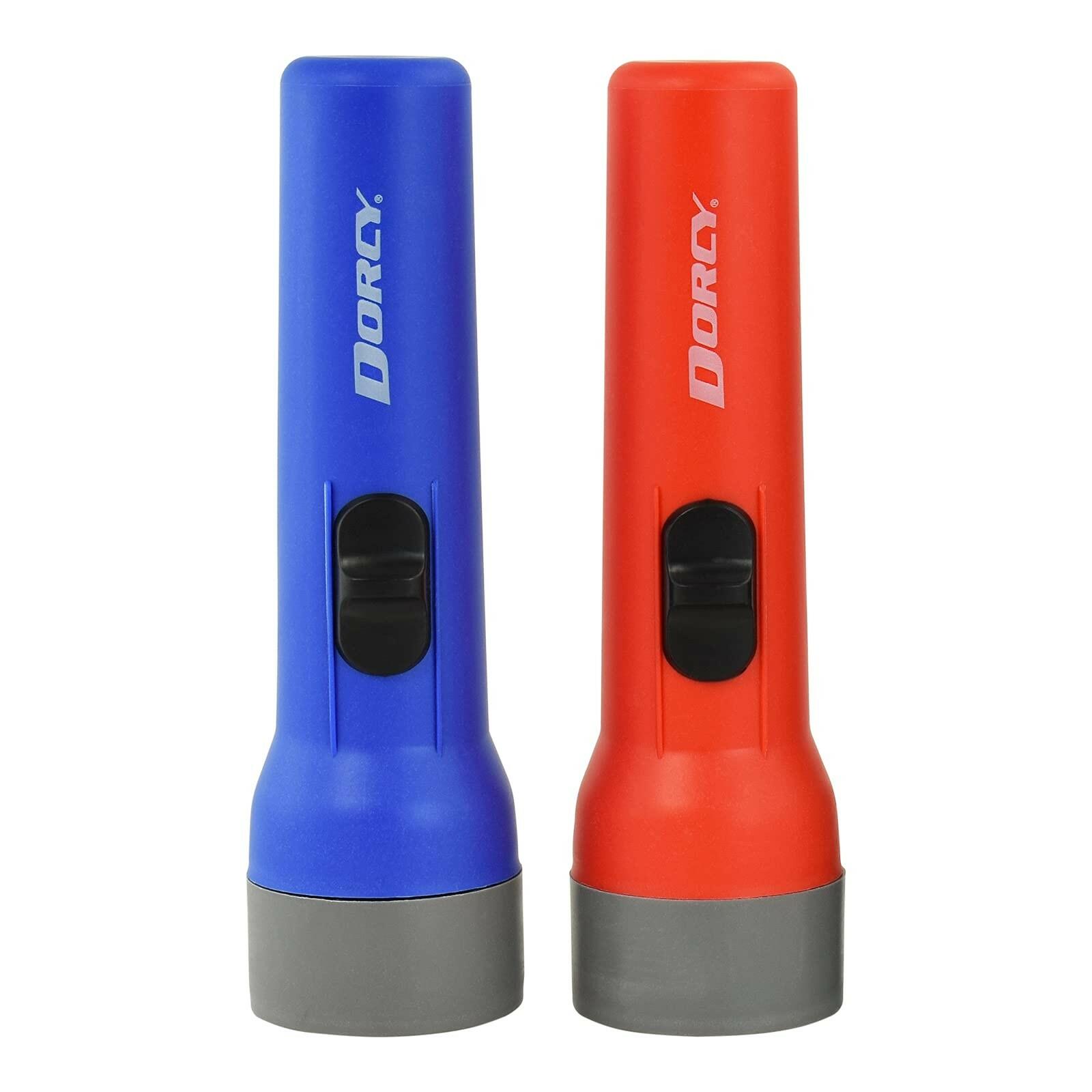 Dorcy Basic 1D LED Long Run Time Flashlight, Assorted Colors, 41-2460