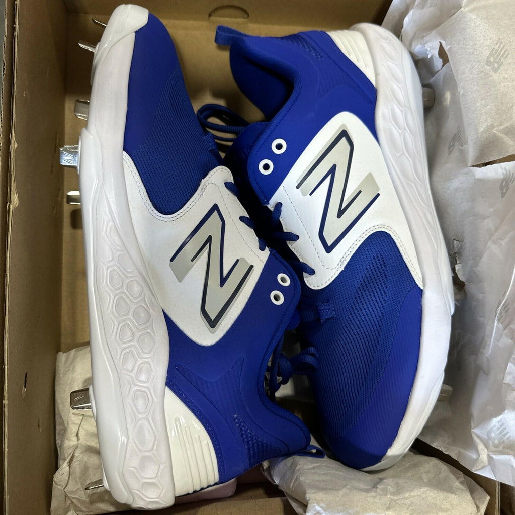 New Balance Fresh Foam X 3000 v6 L3000TB6 Baseball Metal Cleats Mens Sz 16 Blue