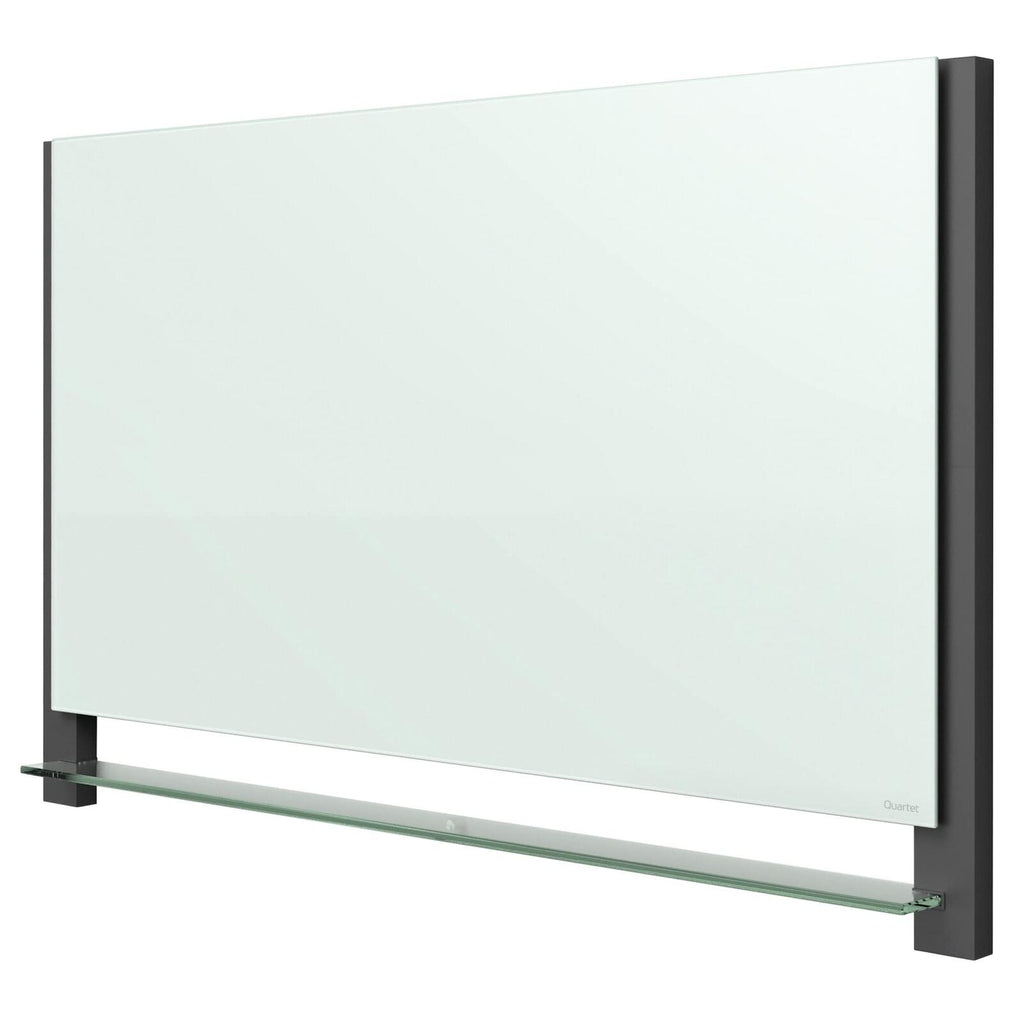 Quartet Glass Whiteboard, Magnetic Dry Erase White Board, 39" x 22", Wide Format