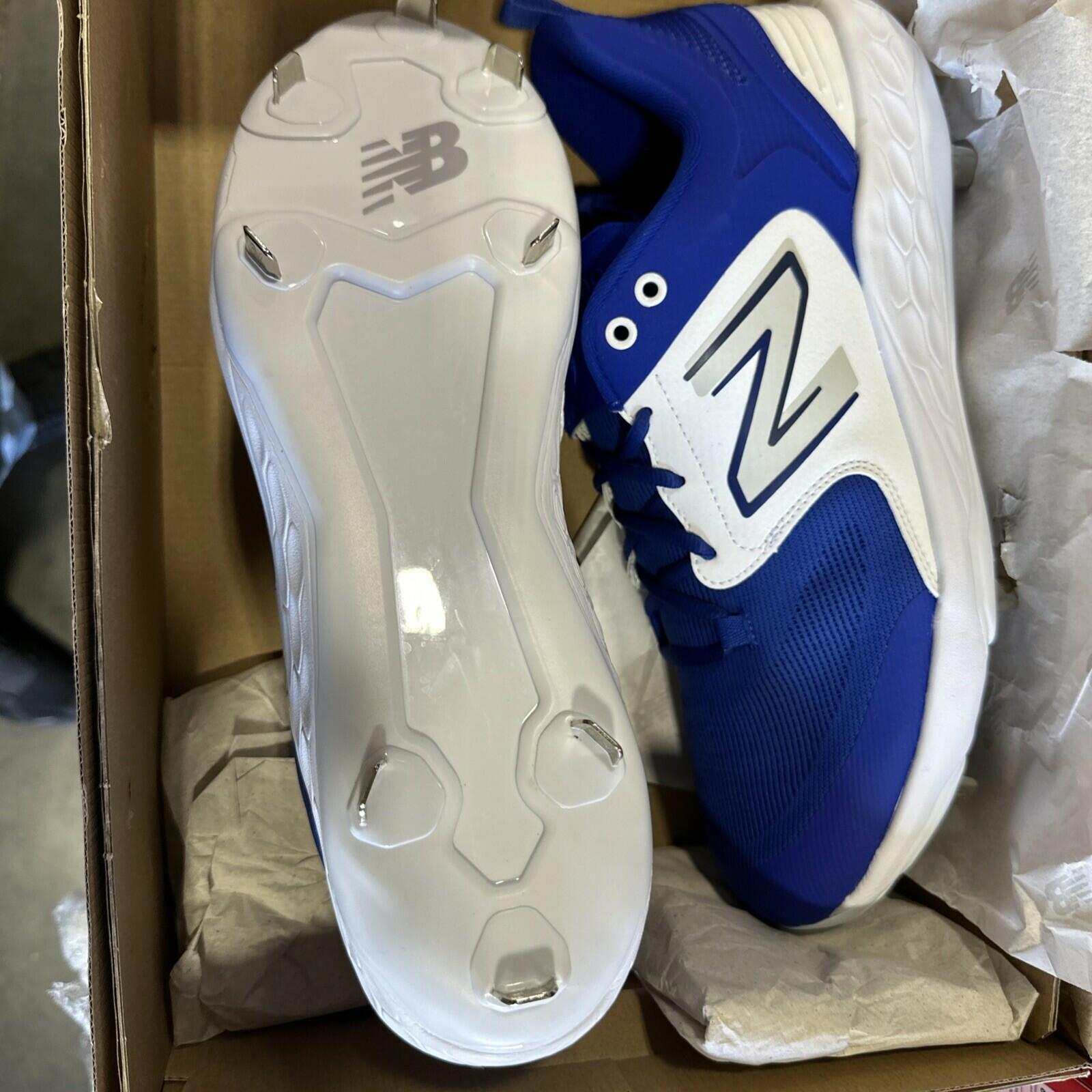 New Balance Fresh Foam X 3000 v6 L3000TB6 Baseball Metal Cleats Mens Sz 16 Blue