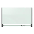 Quartet Glass Whiteboard, Magnetic Dry Erase White Board, 39" x 22", Wide Format