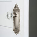 Nostalgic Warehouse Victorian Plate & Interior Crystal Door Knob