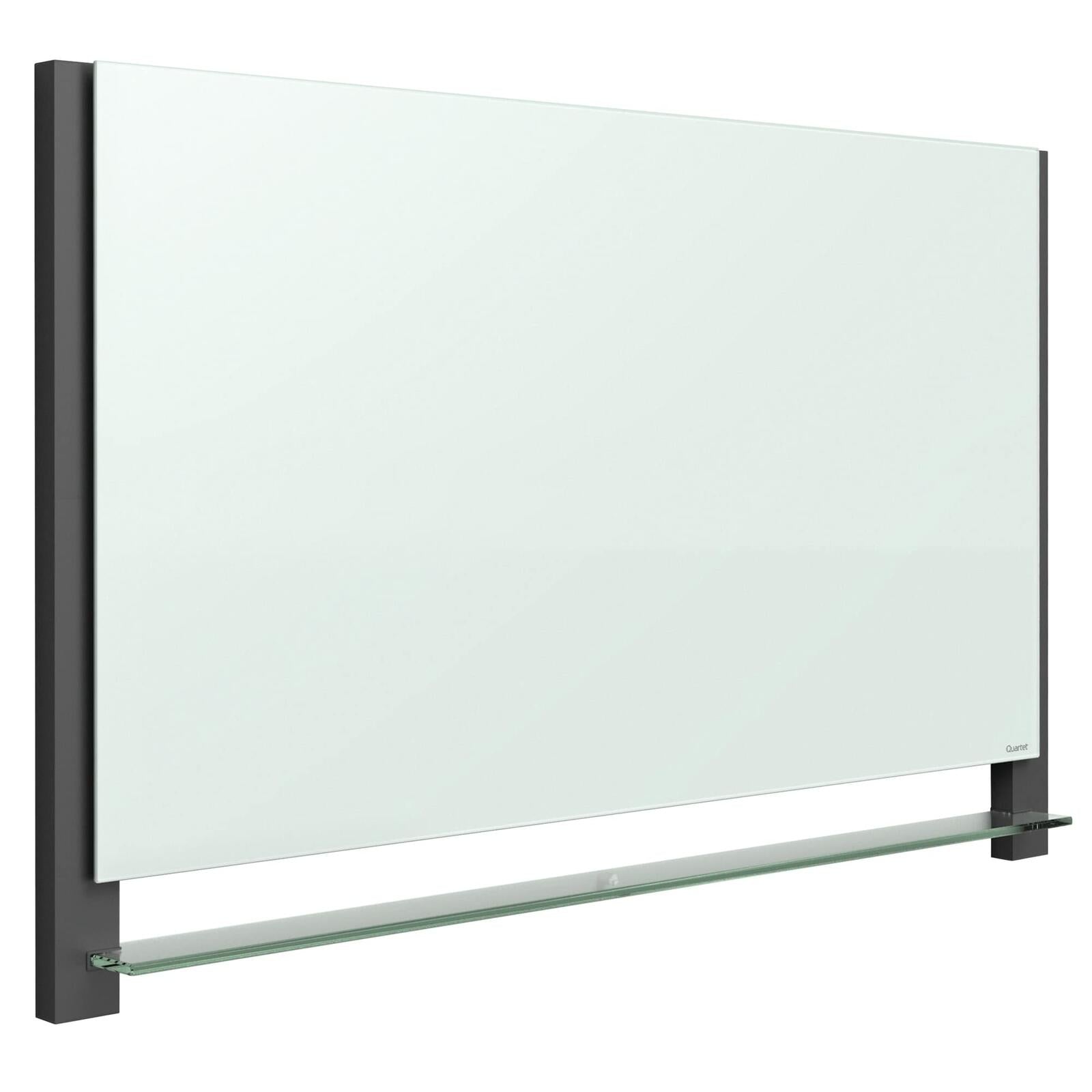 Quartet Glass Whiteboard, Magnetic Dry Erase White Board, 39" x 22", Wide Format