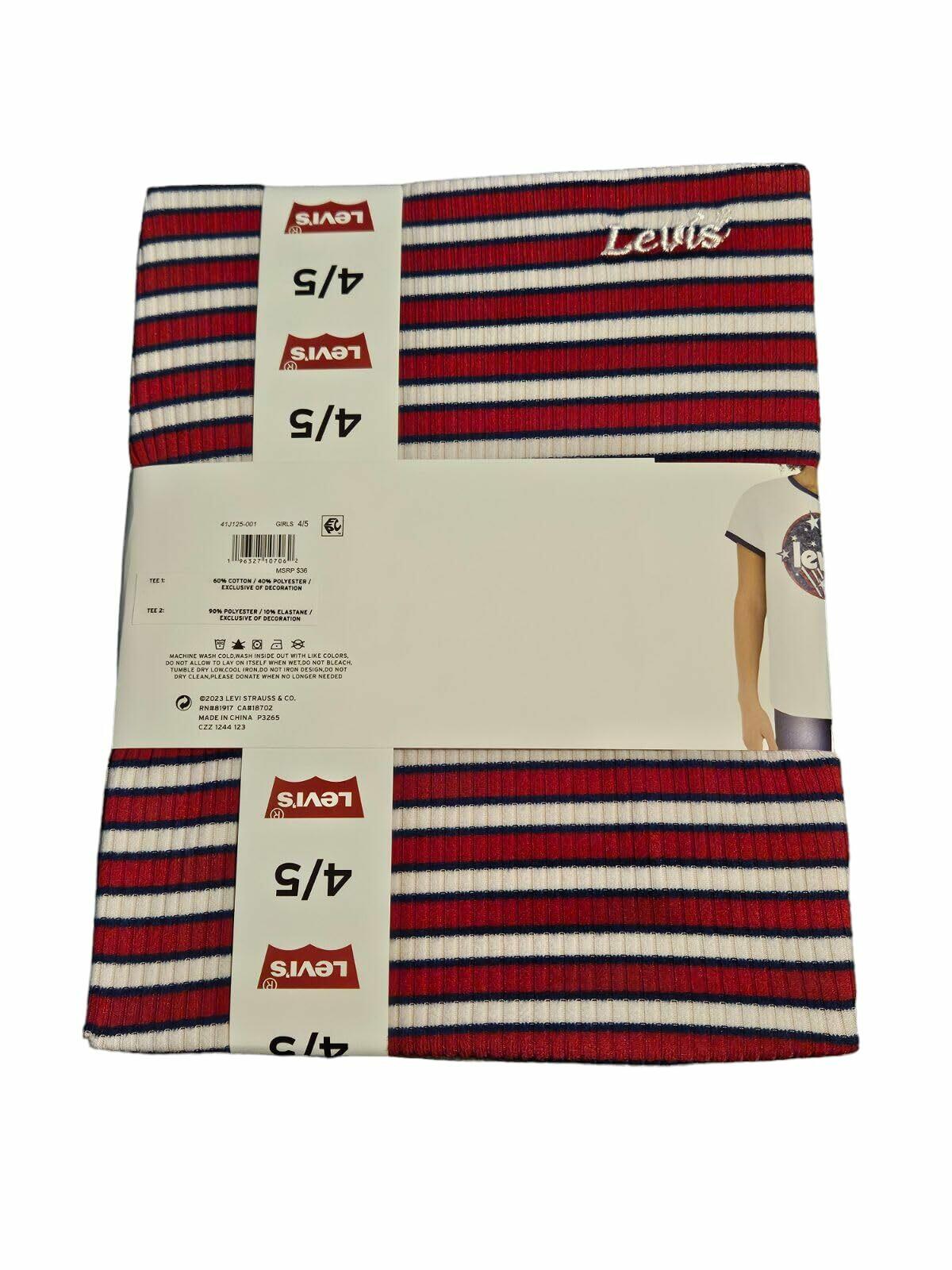 Levi's Youth 2 Pack tee Red
