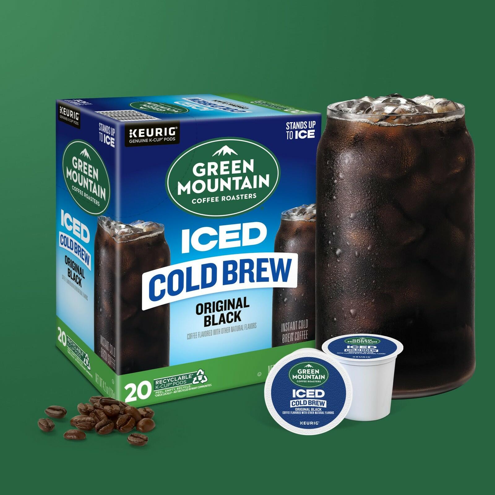 Green Mountain Coffee Roasters Original Black Iced Cold Brew Coffee, Single