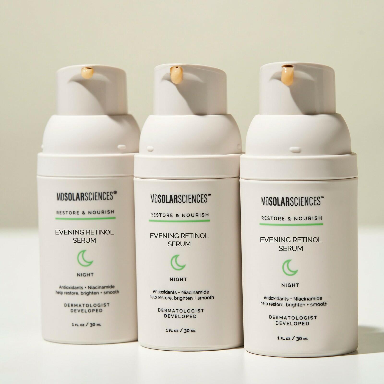 MDSolarSciences Evening Retinol Serum | Lightweight & Moisturizing Anti-Aging