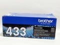 Brother TN433BK Genuine Black High Yield Toner Cartridge OEM 4,500 Pages