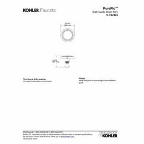 KOHLER K-T37393-AF