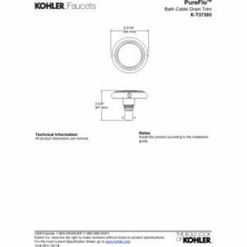 KOHLER K-T37393-AF