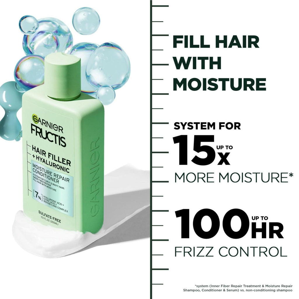 Garnier Fructis Hair Filler Moisture Repair Conditioner, Sulfate Free