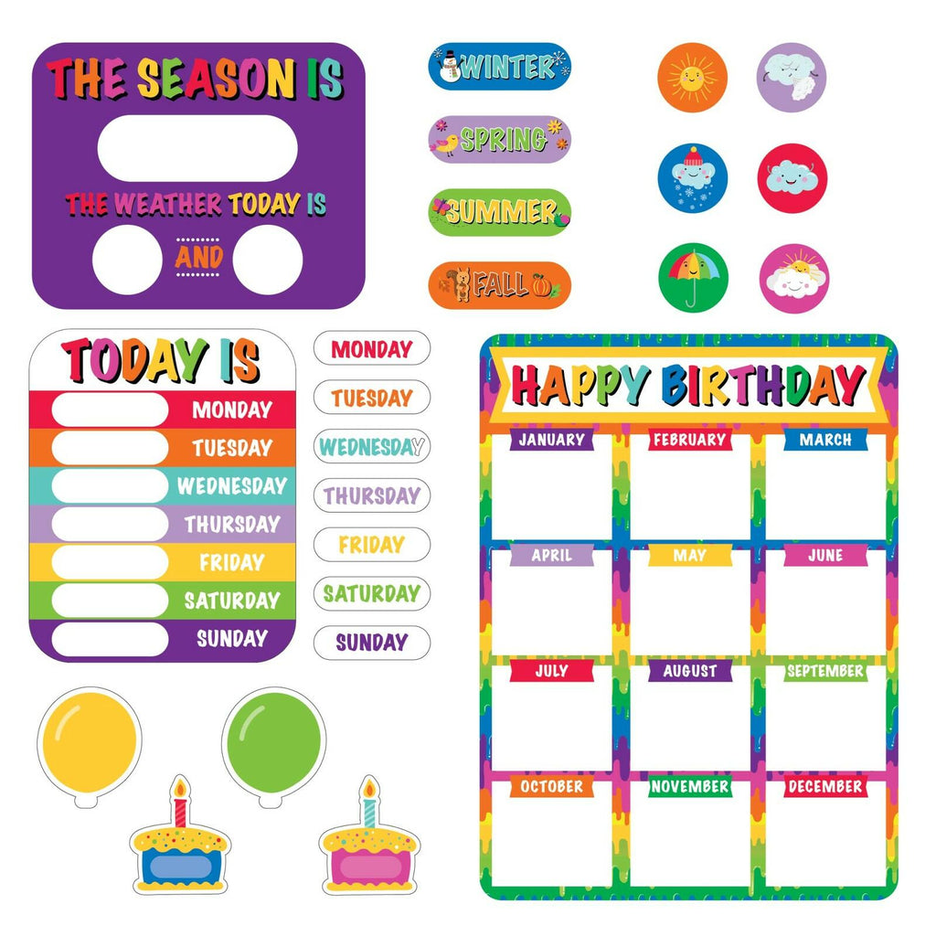 Office Depot® Brand 243-Piece Bulletin Board Kit, All Year Round