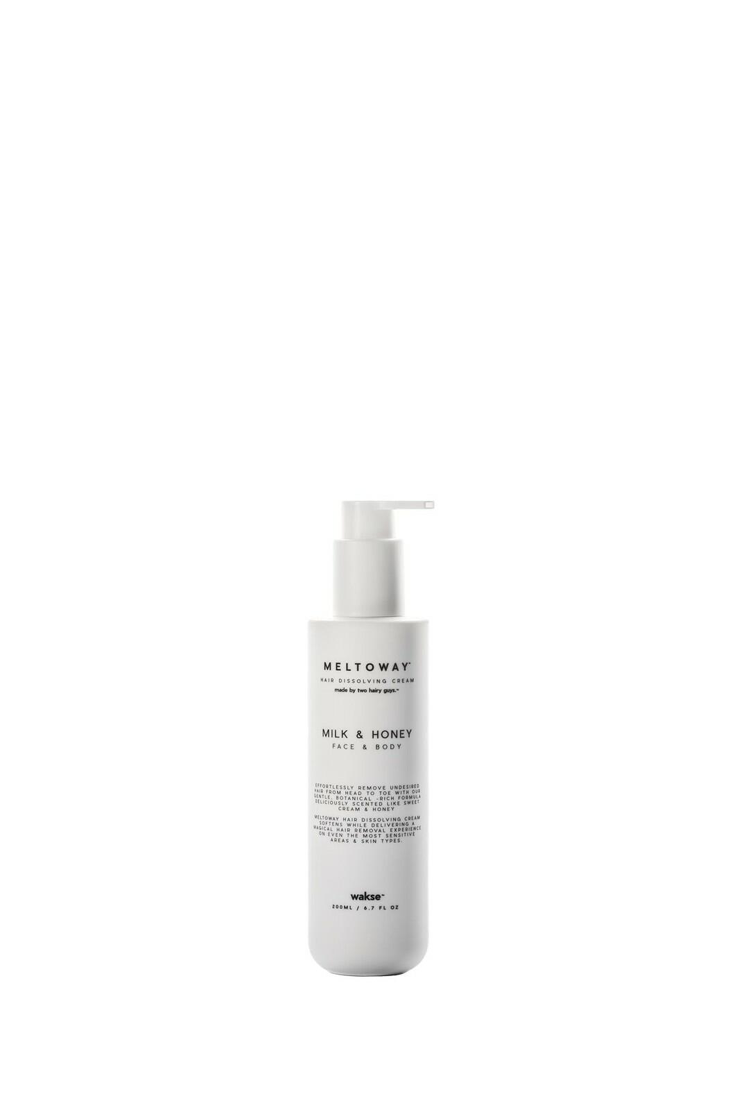 wakse Milk & Honey Hair Dissolving Cream - Painless Hair Removal Cream for Face