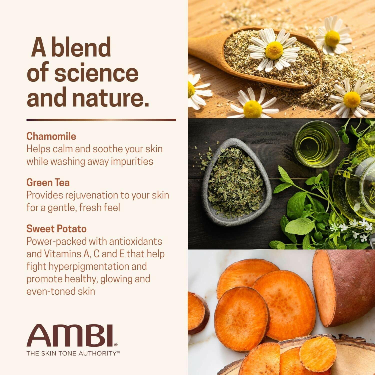 Ambi Even & Clear Complexion Facial Cleanser, For Men & Women, All Skin Types,