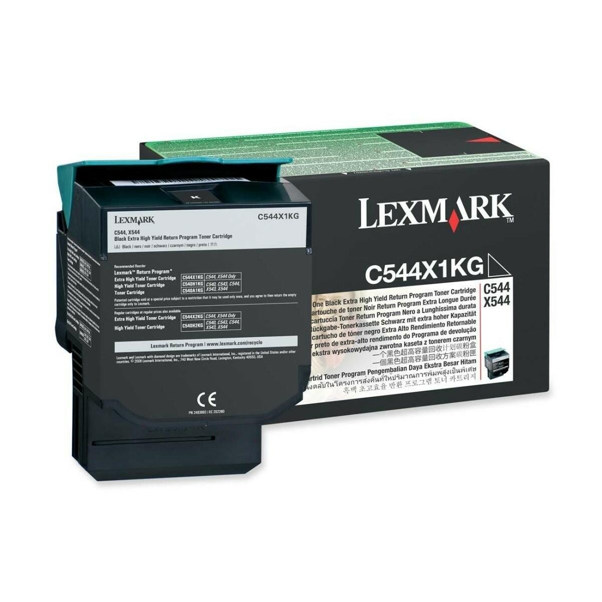 LEXC544X1KG - C544X1KG Extra High-Yield Toner