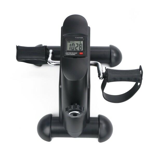 TJ Riley Mini Exercise Bike, 7-7/16"H x 12-1/2"W x 15-15/16"L, Black