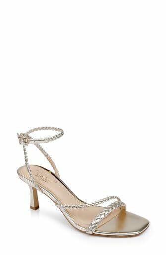 Jewel Badgley Mischka Helia Delicate Braided Sandal