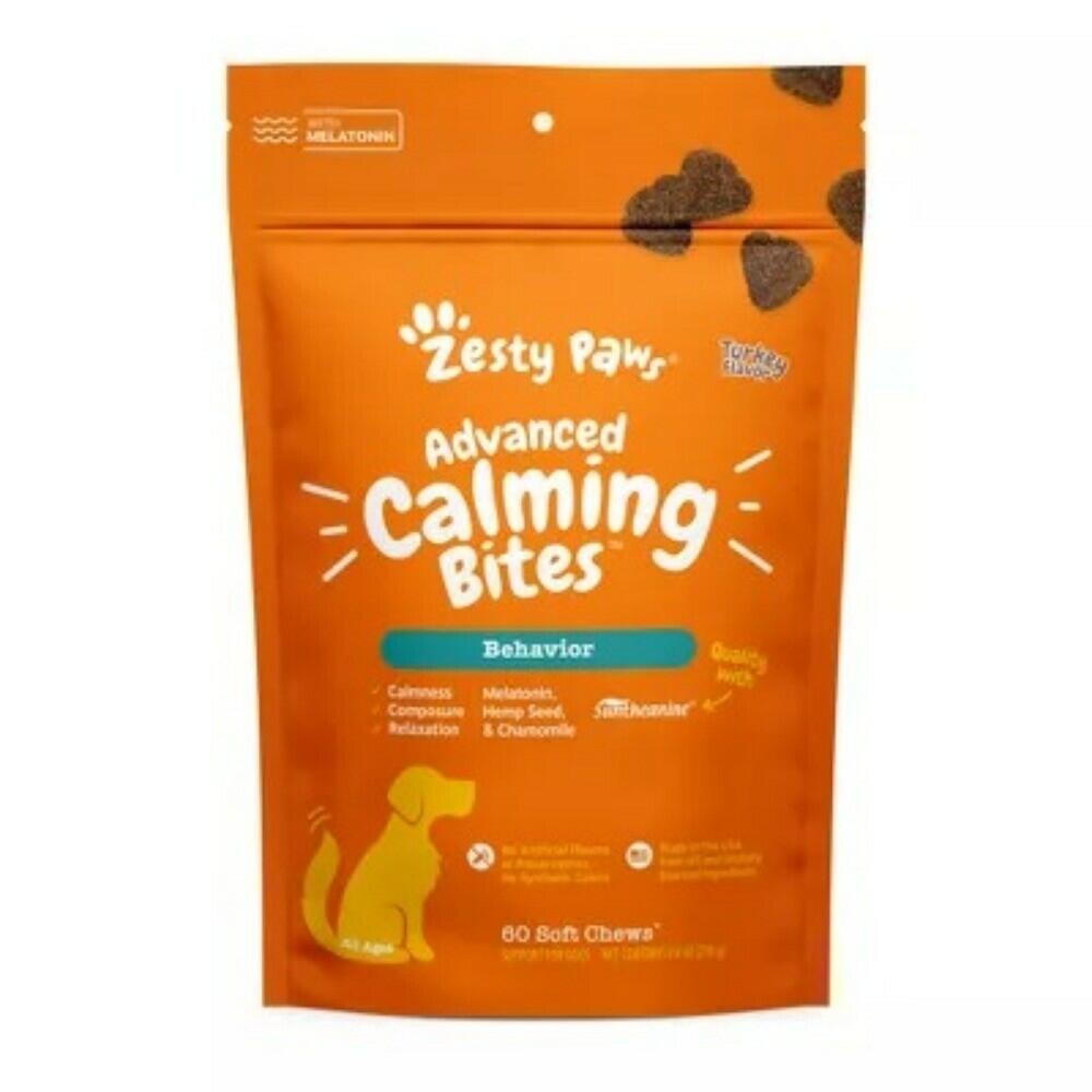 Advanced Behavior Calming Soft Chews for Dogs - Turkey Flavor - 60ct