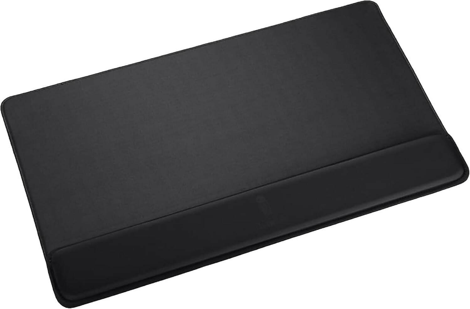 Essentials 22" Foam Keyboard Wrist Rest, Non-Slip Base, Lycra Exterior, Foam Pad