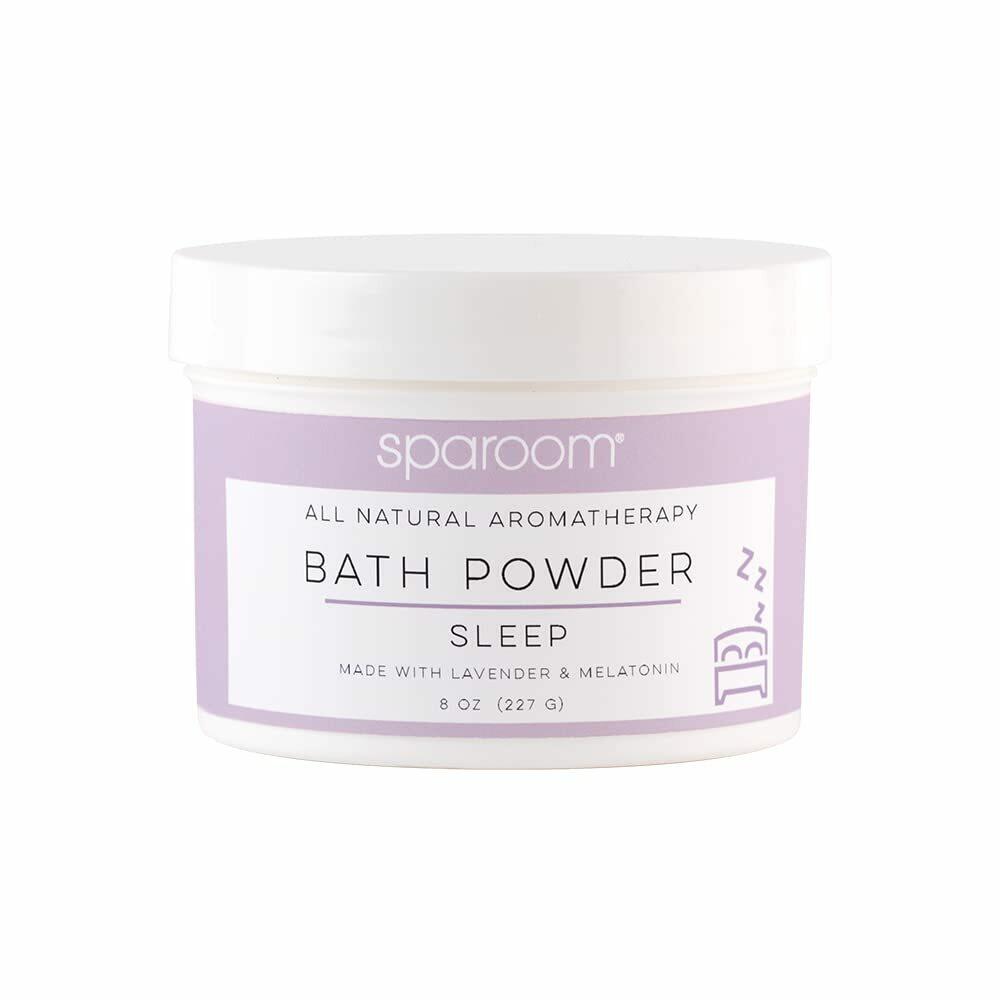 SpaRoom All Natural Aromatherapy Soaking Bath Powder, 8 oz, Sleep- A Blend of